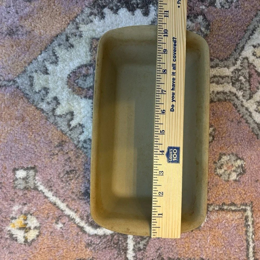 Used The Pampered Chef Family Heritage Classic Collection Stoneware Loaf Pan USA
